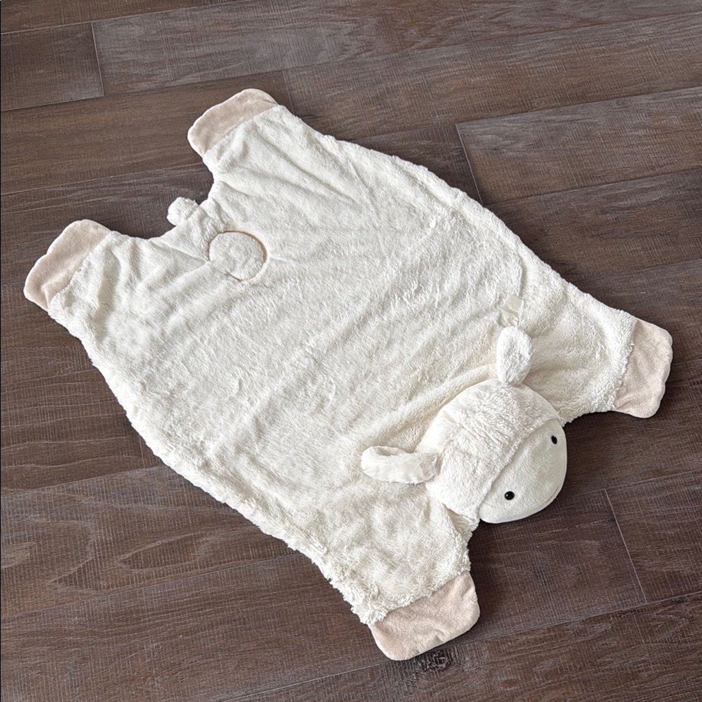 Pottery Barn Kids Lamb Plush Play Mat (Monogrammed ‘C’)